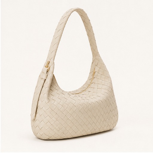 Ivory woven CADRIVAS handbag product image